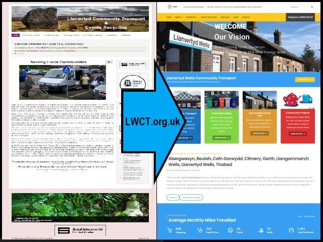 lwct.org.uk old to new website